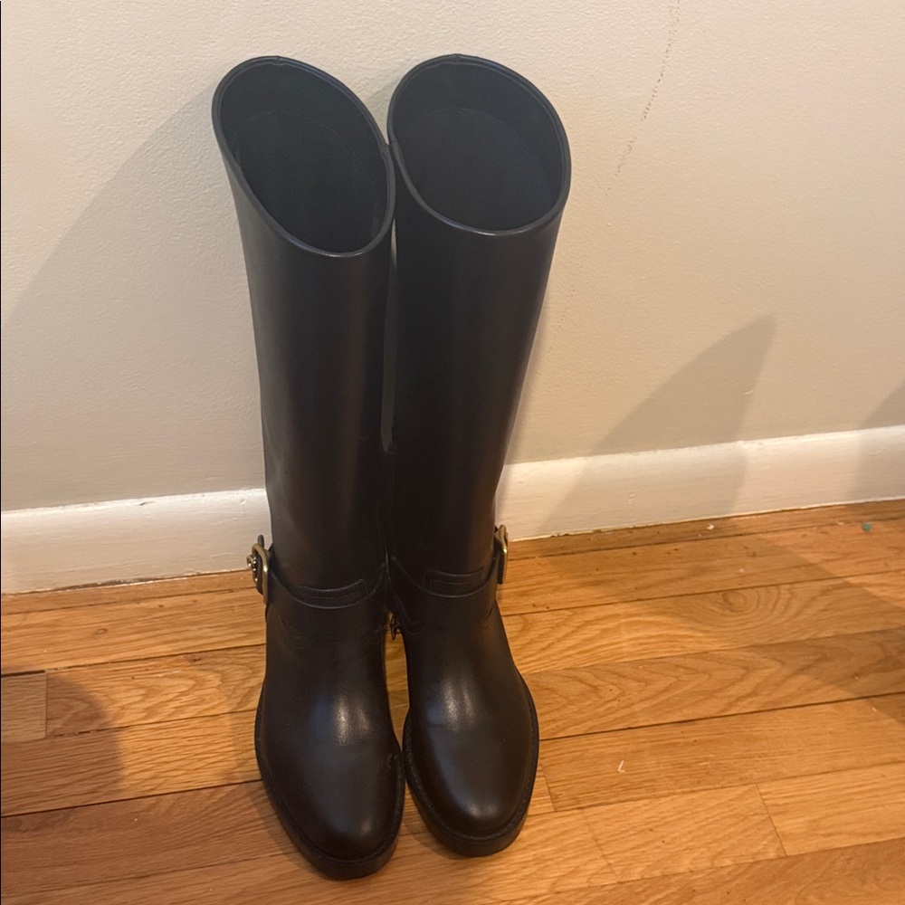 Coach Black Ankle Boots - Picture 2 of 2